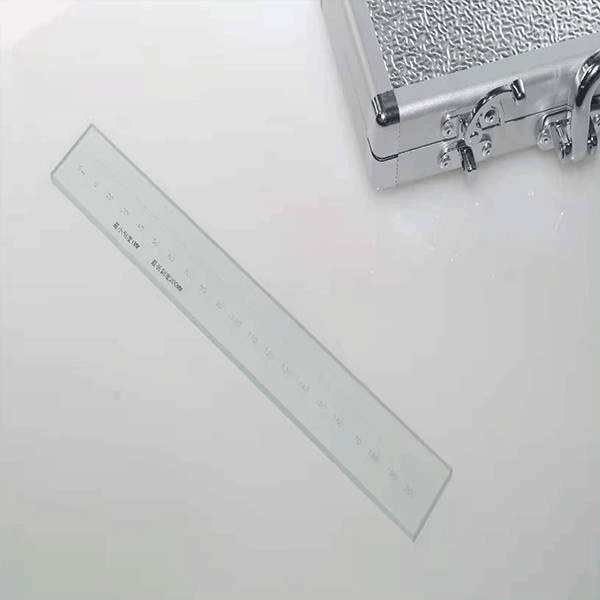 Optical Measuring Tools Accuracy 3 Micron Measuring Range 0-500mm Glass Working Scale